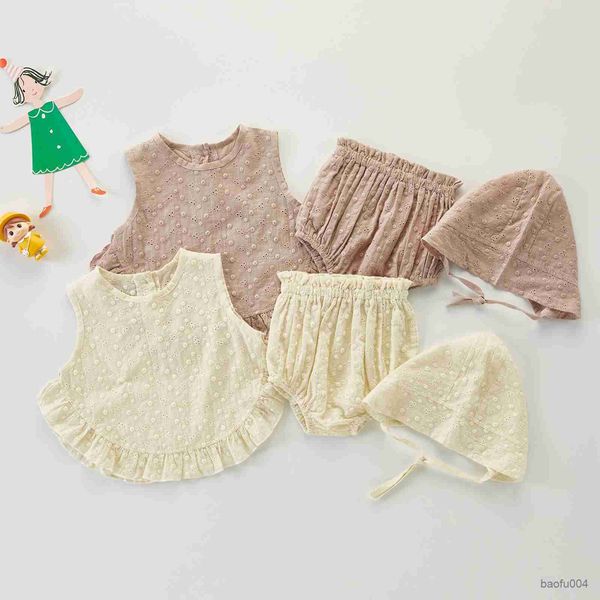 clothing sets toddler baby girl clothing baby solid lace sleeveless andpp shorts hats kids outfits 3pcs summer clothes set r230518, White
clothing sets toddler baby girl clothing baby solid lace sleeveless andpp shorts hats kids outfits 3pcs summer clothes set r230518, White