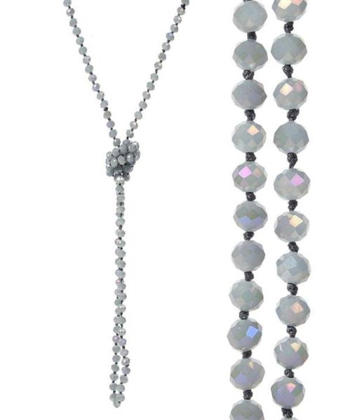8mm long strand knotted faceted glass beaded necklaces sparkly handmade multi layer strand statement necklaces with knots between 1135711, Silver
8mm long strand knotted faceted glass beaded necklaces sparkly handmade multi layer strand statement necklaces with knots between 1135711, Silver