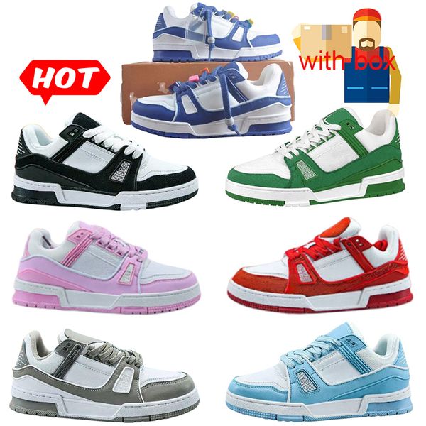 2023 designer shoes with box men causal shoes fashion woman leather lace up platform sole sneakers white black green mens womens luxury velv
2023 designer shoes with box men causal shoes fashion woman leather lace up platform sole sneakers white black green mens womens luxury velv