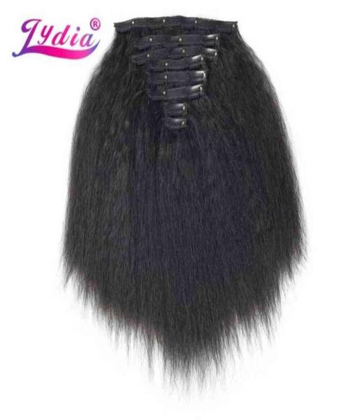 lydia 8pcsset 18 clips in hair hairpieces 1620 inch kinky straight long synthetic heat resistant hair extensions bundles 2202086826424, Black;brown
lydia 8pcsset 18 clips in hair hairpieces 1620 inch kinky straight long synthetic heat resistant hair extensions bundles 2202086826424, Black;brown
