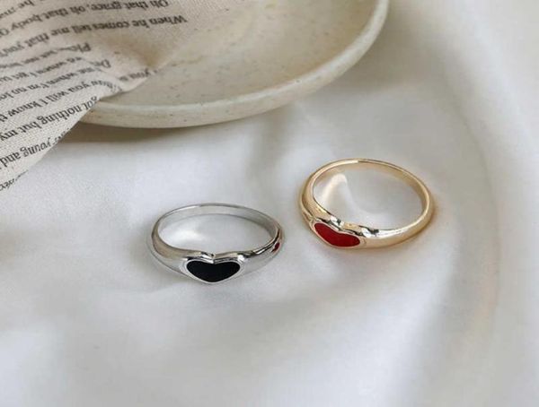 romantic simple red black heartshaped metal ring fashion cute wedding gold color ring for women punk party jewelry gift q07082376662, Silver
romantic simple red black heartshaped metal ring fashion cute wedding gold color ring for women punk party jewelry gift q07082376662, Silver