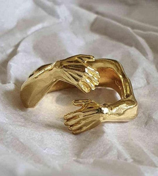 new ins vintage romantic love hug carved hand ring forever adjustable for women men fashion aesthetic jewelry7107525, Silver
new ins vintage romantic love hug carved hand ring forever adjustable for women men fashion aesthetic jewelry7107525, Silver