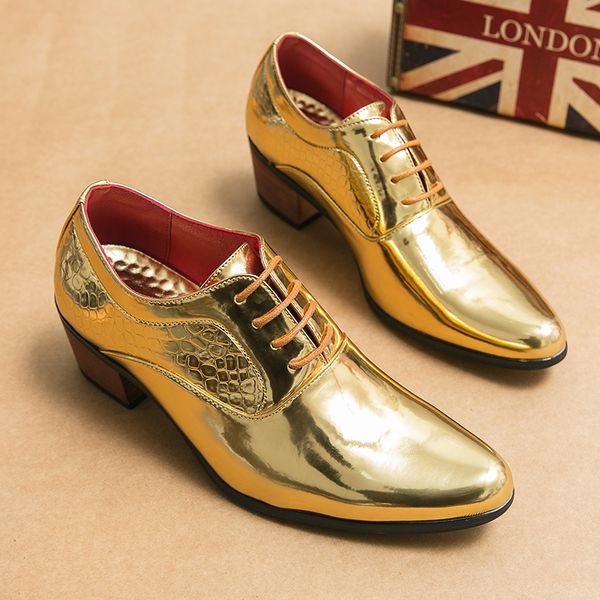 patent leather mens thick bottom casual leather shoes british business formal round toe mens shoes trend inside the high breat, Black
patent leather mens thick bottom casual leather shoes british business formal round toe mens shoes trend inside the high breat, Black
