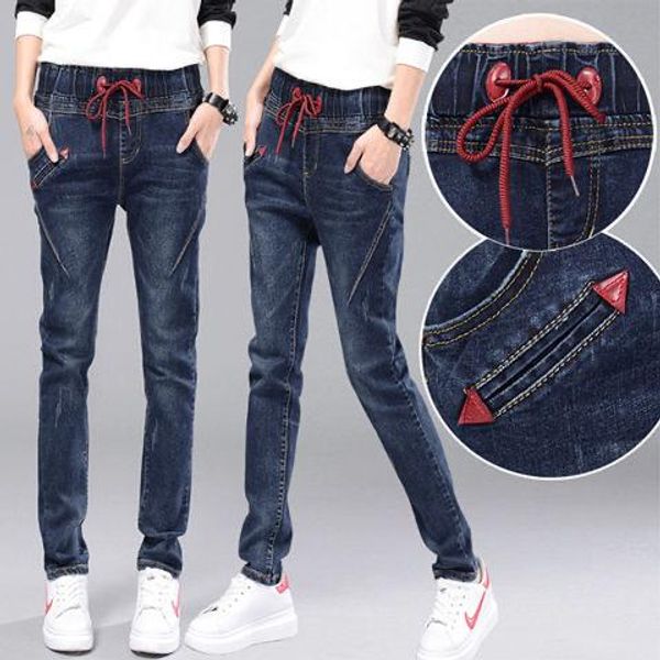jeans spring retro ladies jeans 2022 embroidered pants patchwork printed letters elastic slim elastic waist casual pants large size, Blue
jeans spring retro ladies jeans 2022 embroidered pants patchwork printed letters elastic slim elastic waist casual pants large size, Blue