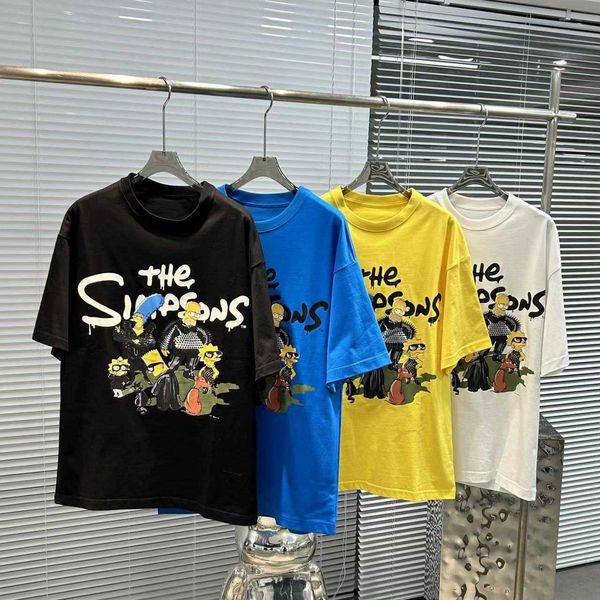 2023 spring/summer fashion brand simpson portrait letter print t-shirt loose casual street round neck couple, White;black
2023 spring/summer fashion brand simpson portrait letter print t-shirt loose casual street round neck couple, White;black