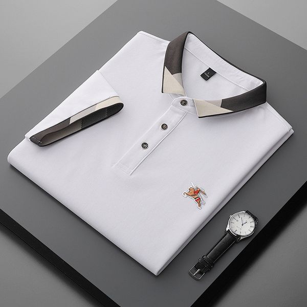 men's tshirts men's solid color loose youth leisure business men's short sleeve polo shirt, White;black
men's tshirts men's solid color loose youth leisure business men's short sleeve polo shirt, White;black