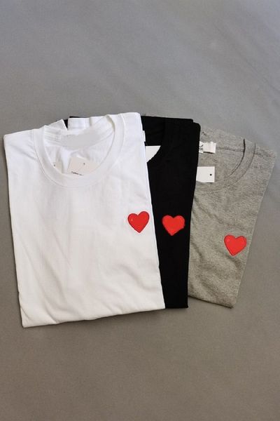 24color europe fashion men designer play t shirts red heart t-shirts commes casual women des badge garcons cotton embroidery short sleeve su, White;black
24color europe fashion men designer play t shirts red heart t-shirts commes casual women des badge garcons cotton embroidery short sleeve su, White;black