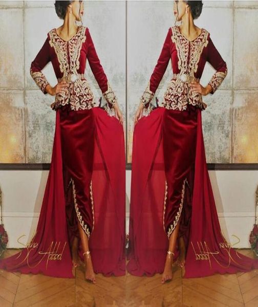 2019 burgundy velvet caftan karakou algerien prom formal dresses with gold lace long sleeve peplum occasion evening gown wear4119762, Black;red
2019 burgundy velvet caftan karakou algerien prom formal dresses with gold lace long sleeve peplum occasion evening gown wear4119762, Black;red
