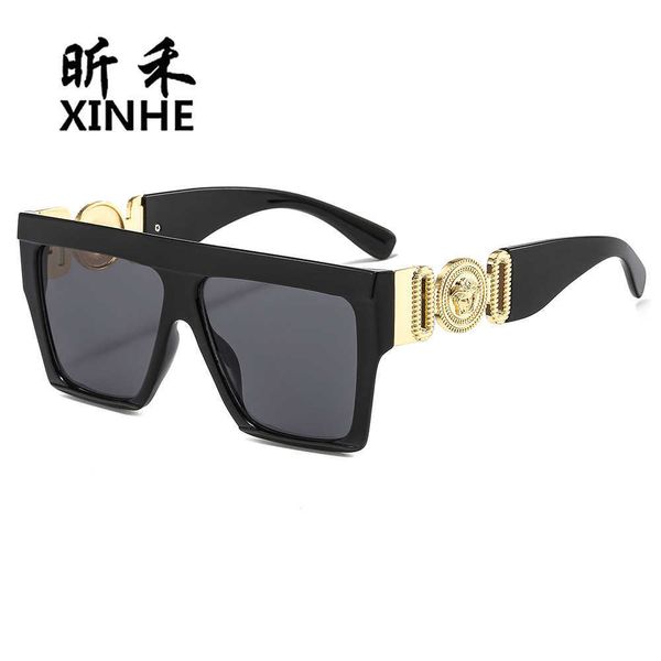 new fanjia sunglasses pc large frame sunglasses fashionable men's and women's square glasses, White;black
new fanjia sunglasses pc large frame sunglasses fashionable men's and women's square glasses, White;black