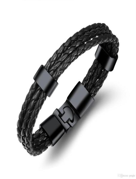 the multilayer genuine pu leather men bracelet creative titanium steel leather bracelet stainless steel charm bang1824093, Golden;silver
the multilayer genuine pu leather men bracelet creative titanium steel leather bracelet stainless steel charm bang1824093, Golden;silver