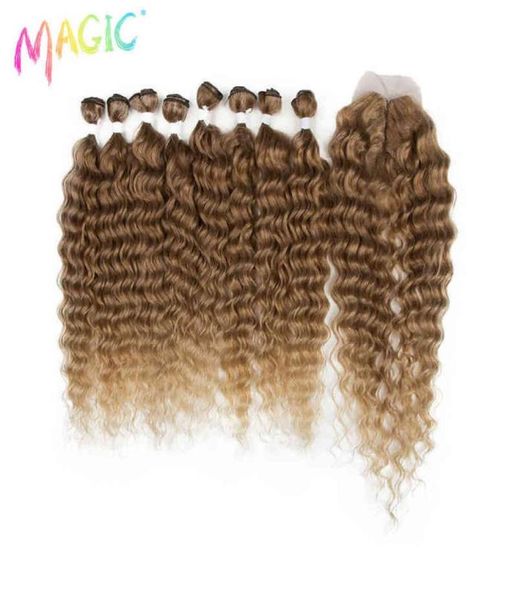 magic synthetic hair extensions water wave hair bundles with closure curly hair 20 inch 9pcspack high temperature fiber cosplay h4545805, Black
magic synthetic hair extensions water wave hair bundles with closure curly hair 20 inch 9pcspack high temperature fiber cosplay h4545805, Black
