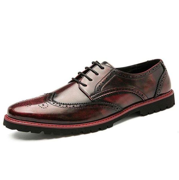 mens handmade pu wine red pointed toe classic retro laceup fashion trend highquality business casual brogue shoes 5ke0193278295, Black
mens handmade pu wine red pointed toe classic retro laceup fashion trend highquality business casual brogue shoes 5ke0193278295, Black