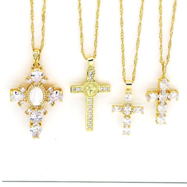 jewelry pendant necklace full diamond cross religious accessories necklace female zircon virgin mary hip hop pendant collar chain, Black
jewelry pendant necklace full diamond cross religious accessories necklace female zircon virgin mary hip hop pendant collar chain, Black