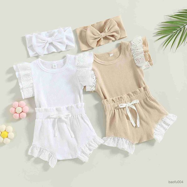 clothing sets infant newborn baby girls summer 3pcs outfit sets flying sleeve neck and drawstring shorts and headband 3pcs set r230518, White
clothing sets infant newborn baby girls summer 3pcs outfit sets flying sleeve neck and drawstring shorts and headband 3pcs set r230518, White