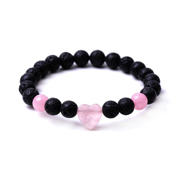 8mm black lava stone colorful heart shape bracelet tiger eye rose quartz bangle for women yoga jewelry
8mm black lava stone colorful heart shape bracelet tiger eye rose quartz bangle for women yoga jewelry