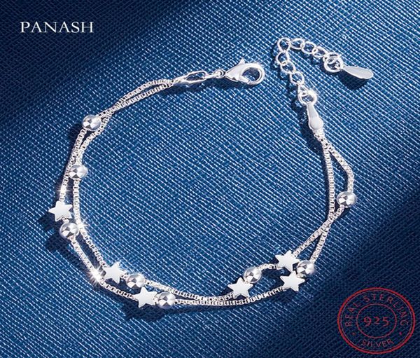 100 original 925 sterling silver bracelet double layered stars beads chian bracelets bangles for women girls wedding jewelry7849061, Golden;silver
100 original 925 sterling silver bracelet double layered stars beads chian bracelets bangles for women girls wedding jewelry7849061, Golden;silver