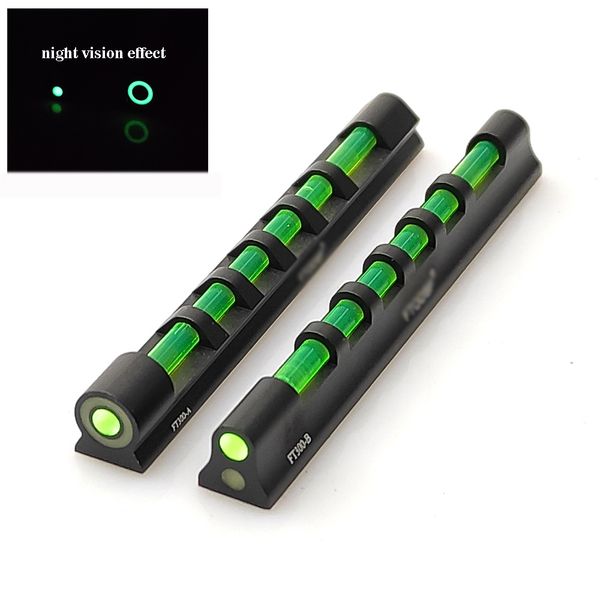 tactical sun night vision fiber optic sight green&red front sights installed on rib
tactical sun night vision fiber optic sight green&red front sights installed on rib