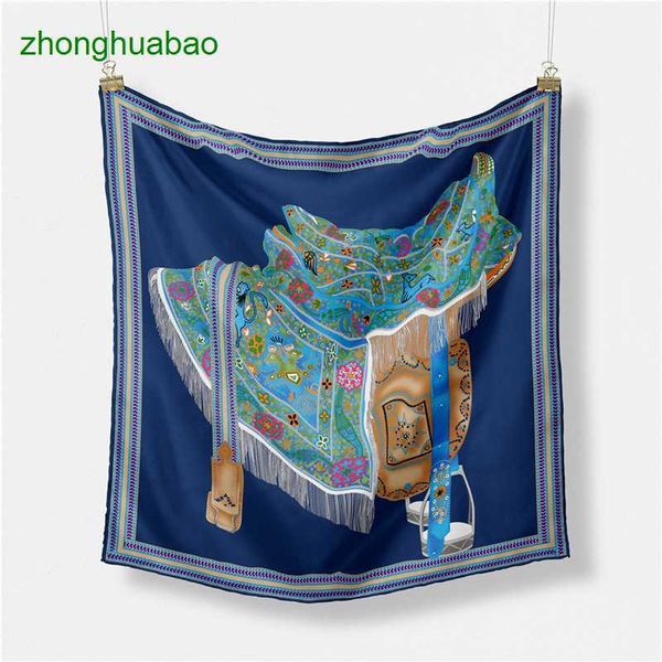 hemres designer scarves new 53cm digital small square tassel saddle printed women's decorative twill silk scarf neckband, Blue;gray
hemres designer scarves new 53cm digital small square tassel saddle printed women's decorative twill silk scarf neckband, Blue;gray