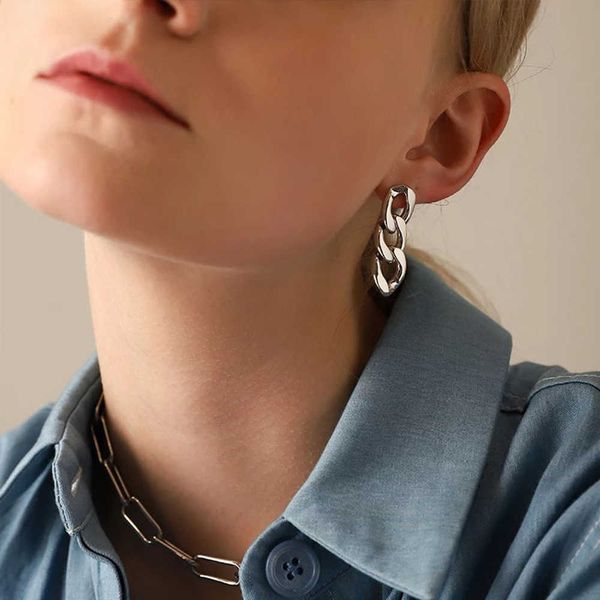stud fashion punk stainless steel link chain stud earrings for women cuban gold plated dangle rock earrings jewelry gift wholesale z0517, Golden;silver
stud fashion punk stainless steel link chain stud earrings for women cuban gold plated dangle rock earrings jewelry gift wholesale z0517, Golden;silver