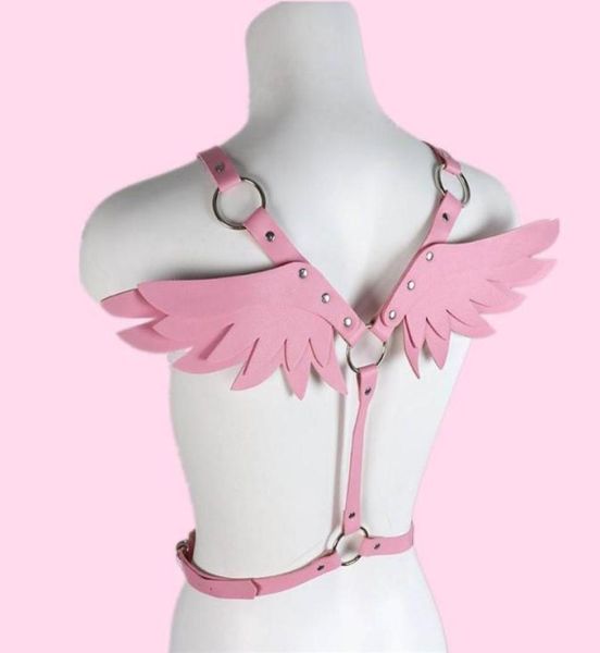 belts leather harness women pink waist sword belt angel wings punk gothic clothes rave outfit party jewelry gifts kawaii accessori9115476, Black;brown
belts leather harness women pink waist sword belt angel wings punk gothic clothes rave outfit party jewelry gifts kawaii accessori9115476, Black;brown