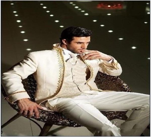 custom made groom tuxedos ivory man suit mandarin lapel wedding groomsmanmen039s suits bridegroom jacketpantstievest5239544, Black;gray
custom made groom tuxedos ivory man suit mandarin lapel wedding groomsmanmen039s suits bridegroom jacketpantstievest5239544, Black;gray