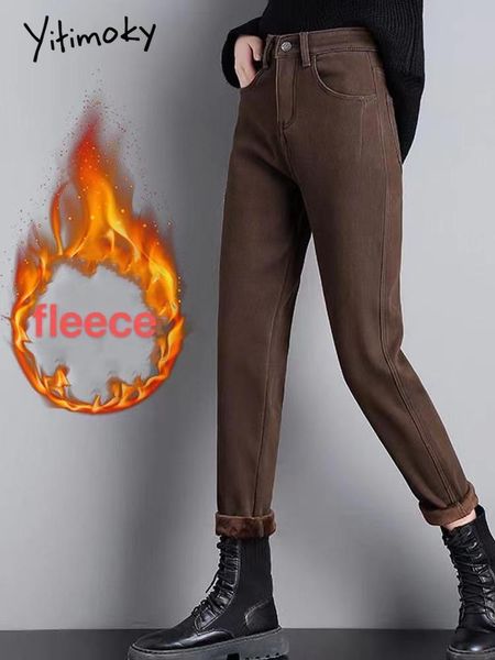 jeans yitimoky jeans women stretchy elastic harem pants high waist casual velvet thick warm pencil pants cotton anklelength trousers, Blue
jeans yitimoky jeans women stretchy elastic harem pants high waist casual velvet thick warm pencil pants cotton anklelength trousers, Blue