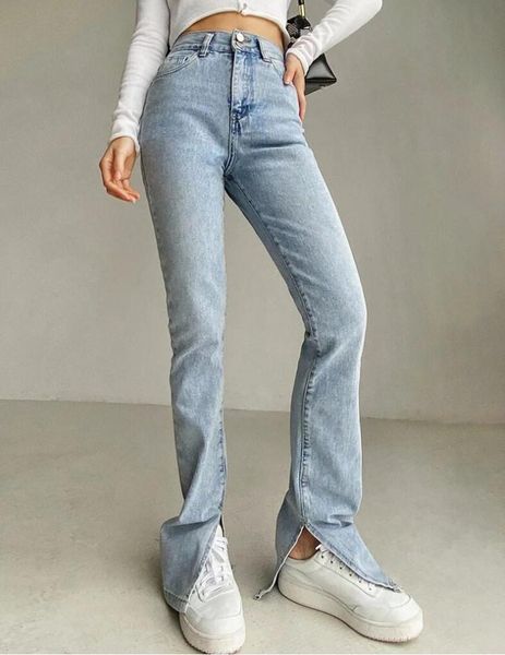 jeans spring autumn jeans woman high waist jeans streetwear light blue denim trousers vintage split flare pants women korean pantalon
jeans spring autumn jeans woman high waist jeans streetwear light blue denim trousers vintage split flare pants women korean pantalon