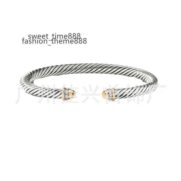dy diamond gold round head bracelet new product twisted thread fashion versatile david, Black
dy diamond gold round head bracelet new product twisted thread fashion versatile david, Black