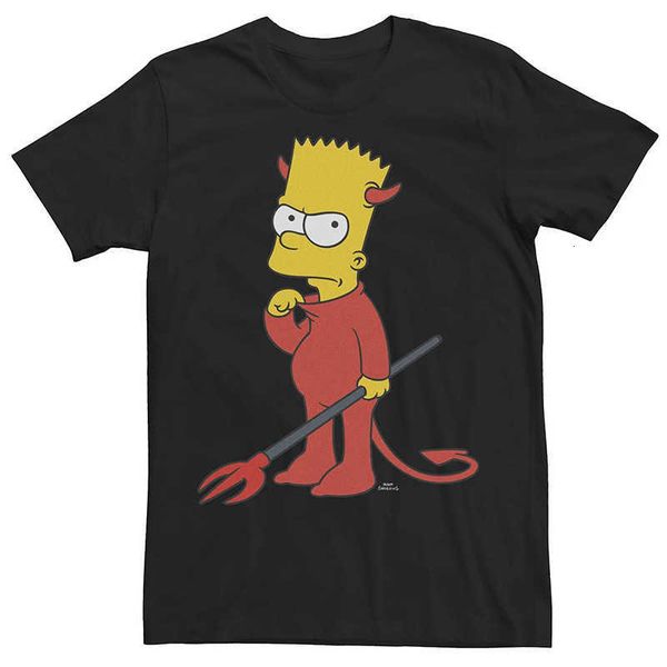1989bart simpson a classic cartoon co branded short sleeve loose cotton t-shirt, White;black
1989bart simpson a classic cartoon co branded short sleeve loose cotton t-shirt, White;black