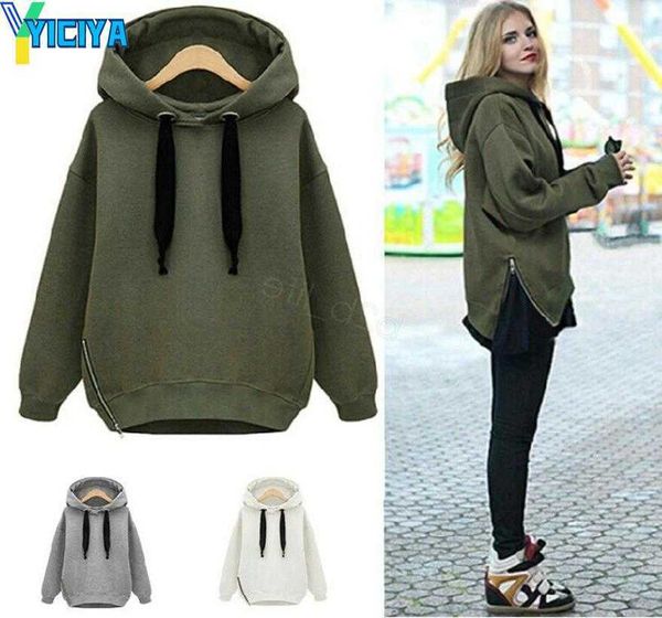 yiciya fashion poleron mujer hoodies women warm sweatshirts green side zipper hooded long sleeve plain hoodie pullover female clothing, Black
yiciya fashion poleron mujer hoodies women warm sweatshirts green side zipper hooded long sleeve plain hoodie pullover female clothing, Black
