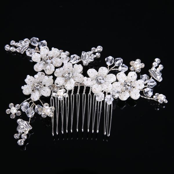 crystals beading bridal hair combs crown tiara wedding hair accessories women handmade headband ornaments female prom headdress hairband hea, Silver
crystals beading bridal hair combs crown tiara wedding hair accessories women handmade headband ornaments female prom headdress hairband hea, Silver