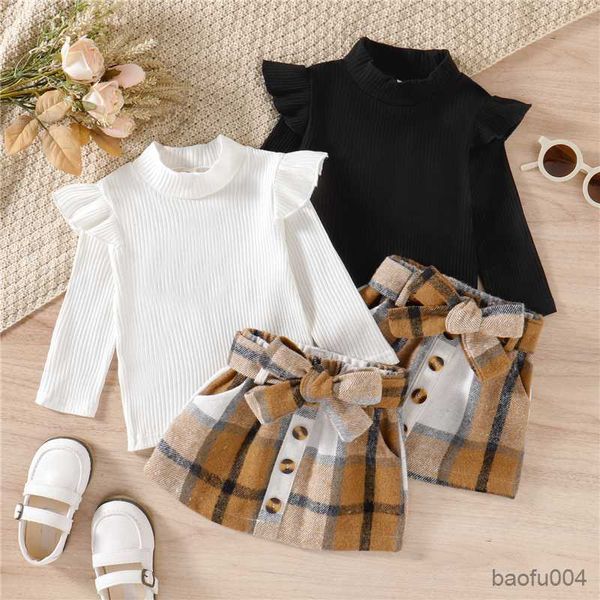 clothing sets kids girls autumn clothing long sleeve turtleneck knitting solid color pullover and plaid half dress and waist belt r230518, White
clothing sets kids girls autumn clothing long sleeve turtleneck knitting solid color pullover and plaid half dress and waist belt r230518, White