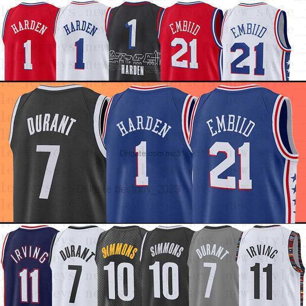 1 harden basketball jerseys kevin b 7 durant 25 ben 21 joel simmons kyrie embiid irving 75th city men jersey, Black;red
1 harden basketball jerseys kevin b 7 durant 25 ben 21 joel simmons kyrie embiid irving 75th city men jersey, Black;red