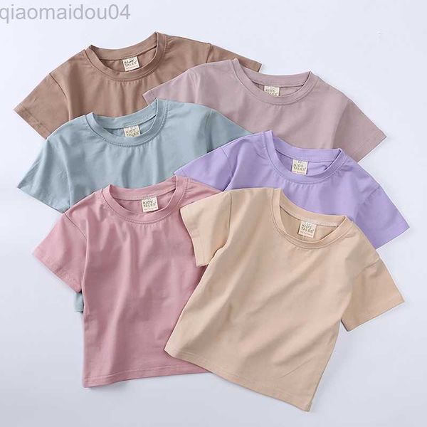 t-shirts summer 2023 candy color kids t-shirt fashion solid girls tees short sleeve cotton boys korean children clothes for 1-5y aa230518, Blue
t-shirts summer 2023 candy color kids t-shirt fashion solid girls tees short sleeve cotton boys korean children clothes for 1-5y aa230518, Blue