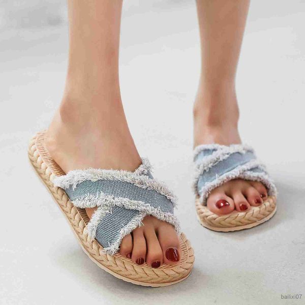 slippers elegant woman shoes womens sandals wedge summer sandals denim cross women's beach sandals summer slippers sandalias mujer, Black
slippers elegant woman shoes womens sandals wedge summer sandals denim cross women's beach sandals summer slippers sandalias mujer, Black
