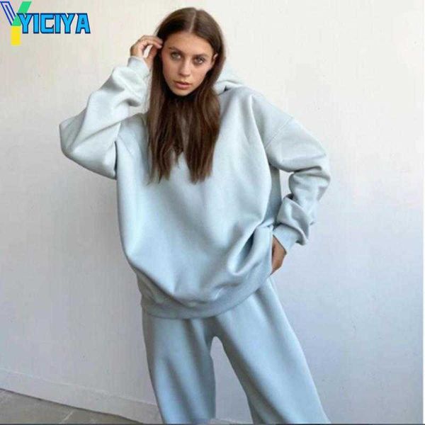 yiciya women's two piece pants casual fleece women's hoodie and sports set autumn/winter harajuku fashion pullover elastic 2-piece, White
yiciya women's two piece pants casual fleece women's hoodie and sports set autumn/winter harajuku fashion pullover elastic 2-piece, White