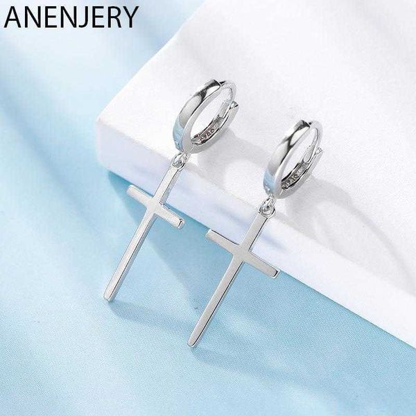 stud anenjery silver color cross pendant hoop earring personality hypoallergenic ear jewelry for women men couple gifts se1102 z0517, Golden;silver
stud anenjery silver color cross pendant hoop earring personality hypoallergenic ear jewelry for women men couple gifts se1102 z0517, Golden;silver
