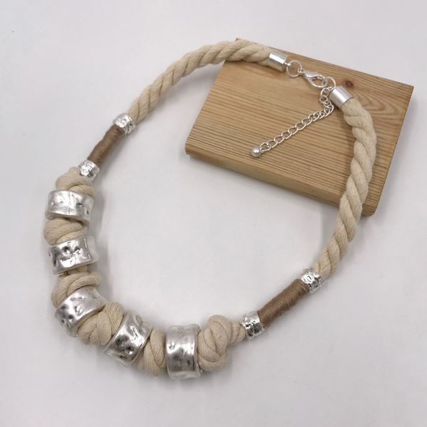 chokers suekees boho fashion jewelry earthy necklace gothic natural cotton cords vintage collares short necklace women accessories 230518, Golden;silver
chokers suekees boho fashion jewelry earthy necklace gothic natural cotton cords vintage collares short necklace women accessories 230518, Golden;silver