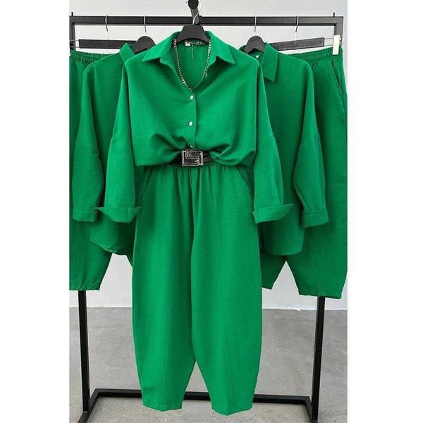 womens long sleeve batwing shirt outfit 7 pants two piece set solid color polo collar, White
womens long sleeve batwing shirt outfit 7 pants two piece set solid color polo collar, White