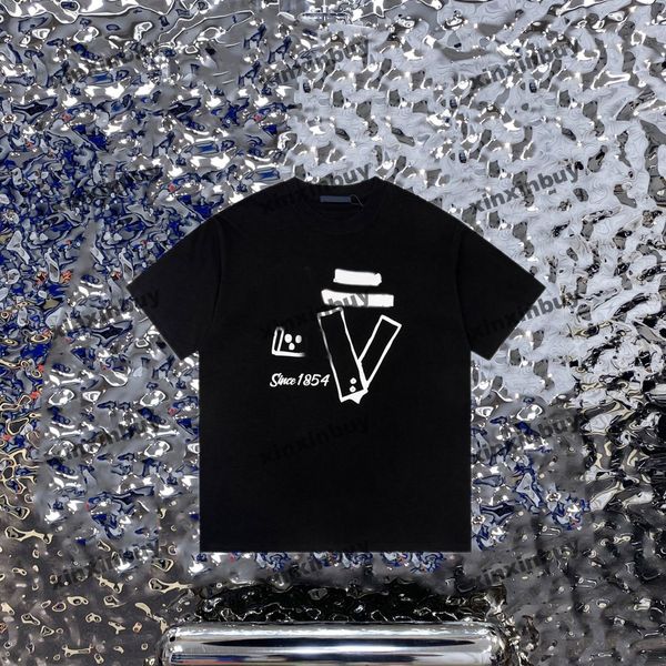 xinxinbuy men designer tee t shirt 23ss letter 1854 print short sleeve cotton women black white blue green s-2xl, Black;brown
xinxinbuy men designer tee t shirt 23ss letter 1854 print short sleeve cotton women black white blue green s-2xl, Black;brown