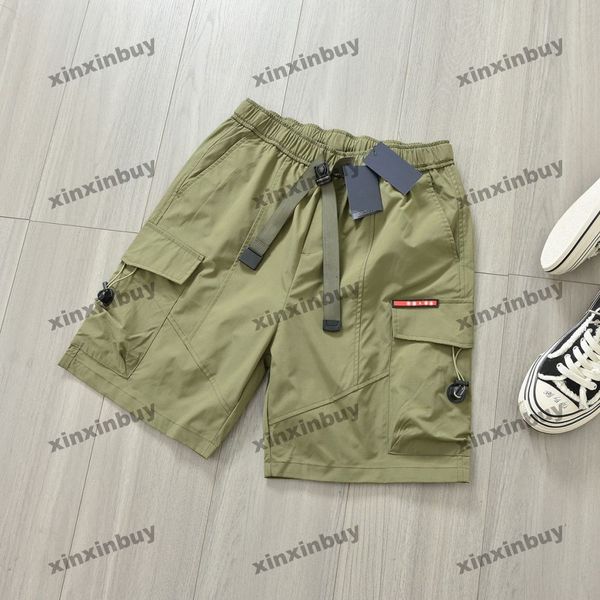xinxinbuy men women designer shorts pant multiple pockets metal triangle label spring summer black khaki green m-5xl
xinxinbuy men women designer shorts pant multiple pockets metal triangle label spring summer black khaki green m-5xl