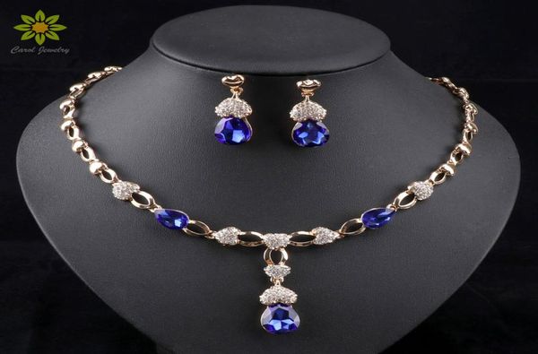 new arrival african wedding jewelry set gold plated women dress accessories blue crystal necklace earrings sets9966008, Silver
new arrival african wedding jewelry set gold plated women dress accessories blue crystal necklace earrings sets9966008, Silver