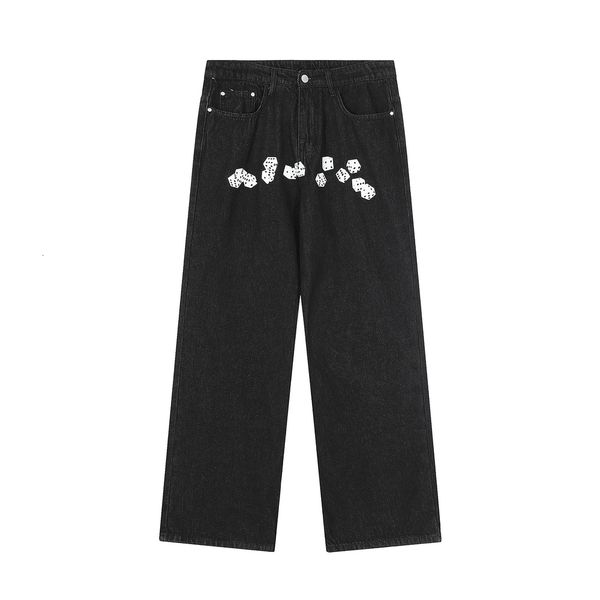 men's jeans high street hip hop waist women's vintage graphic print jean loose casual straight leg wide pants 230517, Blue
men's jeans high street hip hop waist women's vintage graphic print jean loose casual straight leg wide pants 230517, Blue