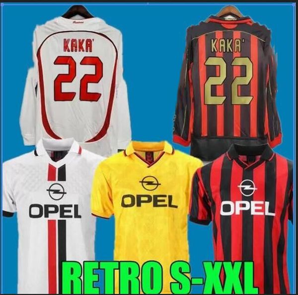 93 94 retro soccer jerseys long sleeve kaka baggio maldini van basten pirlo inzaghi gullit shevchenko vintage shirt classic kit 95 96 97 06, Black;yellow
93 94 retro soccer jerseys long sleeve kaka baggio maldini van basten pirlo inzaghi gullit shevchenko vintage shirt classic kit 95 96 97 06, Black;yellow