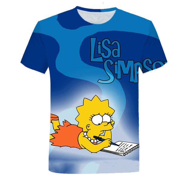 3d digital printing cartoon anime simpson breathable round neck short sleeved t-shirt youth casual summer style, White;black
3d digital printing cartoon anime simpson breathable round neck short sleeved t-shirt youth casual summer style, White;black