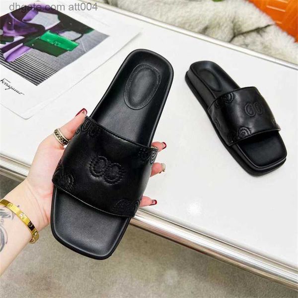 designer women's slippers fashion leather sandals eva platform casual seaside resort beach shoes 35-44 with box''gg', Black
designer women's slippers fashion leather sandals eva platform casual seaside resort beach shoes 35-44 with box''gg', Black