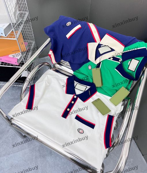 xinxinbuy men designer tee t shirt 23ss letter pocket embroidery short sleeve cotton women black white blue green xs-l, Black;brown
xinxinbuy men designer tee t shirt 23ss letter pocket embroidery short sleeve cotton women black white blue green xs-l, Black;brown