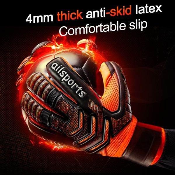 sports gloves design professional soccer goalkeeper glvoes latex finger protection children adults football goalie 230518, Black
sports gloves design professional soccer goalkeeper glvoes latex finger protection children adults football goalie 230518, Black