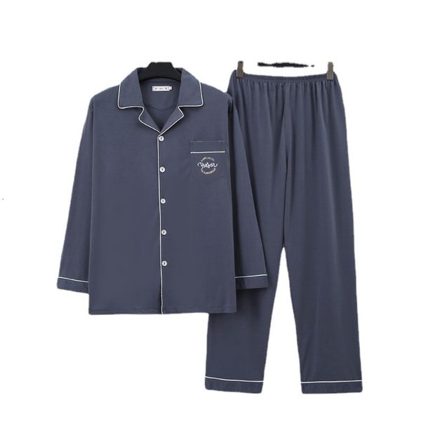 men's sleepwear lapel buttons men's pajamas set autumn winter leisure elastic waist men sleepwear cotton men's sleeve nightwe, Black;brown
men's sleepwear lapel buttons men's pajamas set autumn winter leisure elastic waist men sleepwear cotton men's sleeve nightwe, Black;brown