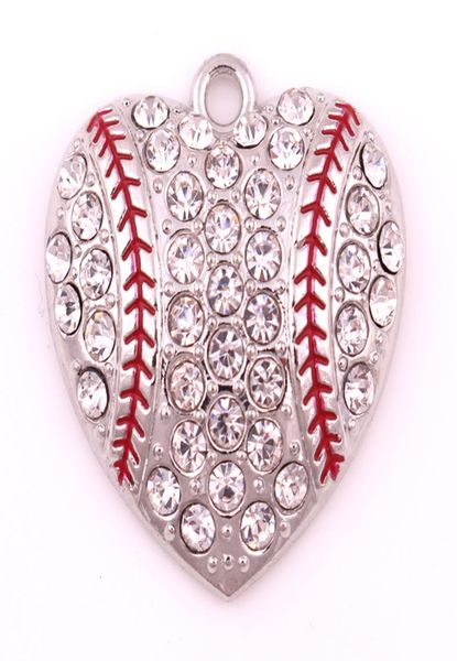 sport jewelry new products ship 10pcs a lot rhodium plated zinc with sparkling crystals baseball or softball heart sports pen9070977, Silver
sport jewelry new products ship 10pcs a lot rhodium plated zinc with sparkling crystals baseball or softball heart sports pen9070977, Silver